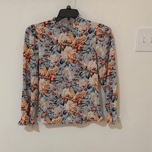 Floral Long Sleeve Women's Top
